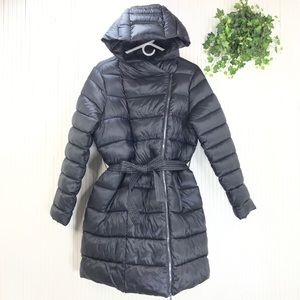 Asymmetrical Puffer Coat 